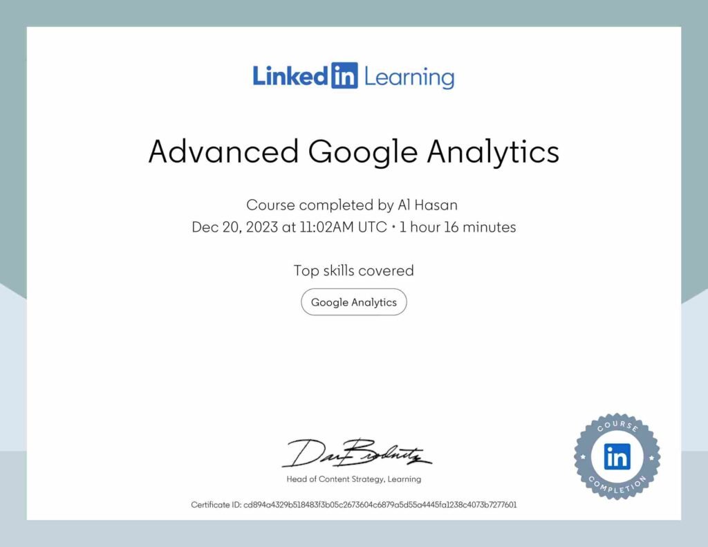 digital marketing certificate