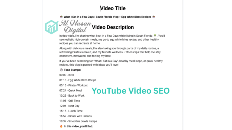YouTube Video SEO